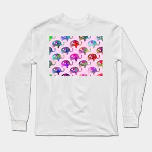 CUTE  Elephant Pattern Long Sleeve T-Shirt